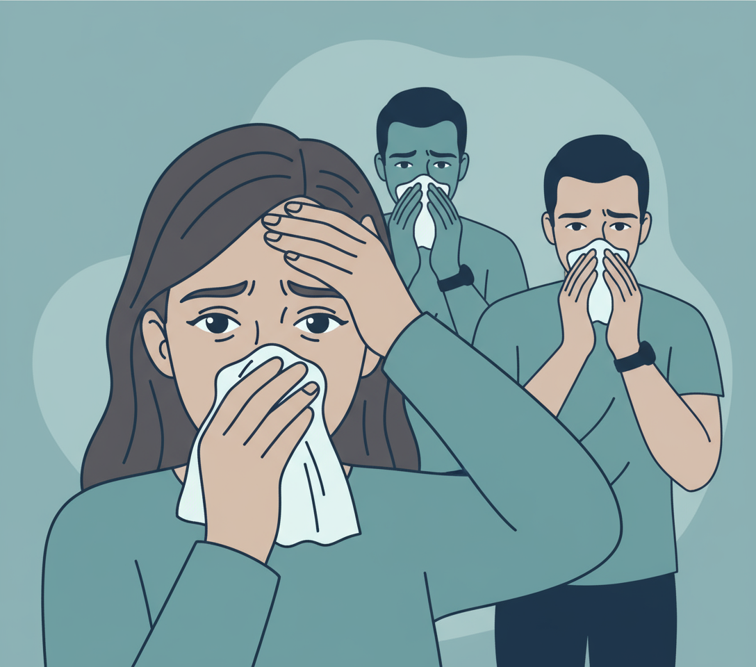Gripa, tos y salud respiratoria